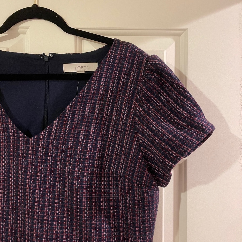 Ann Taylor LOFT Tweed Business Dress NWT